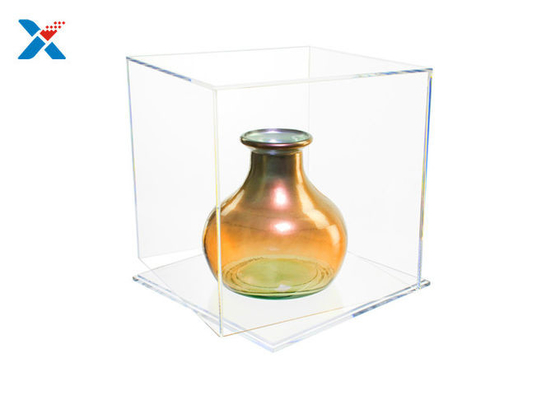 ซื้อ 3mm Acrylic Perspex Cube Box แผ่นแสดงผลงานศิลปะโปร่งใส online manufacture