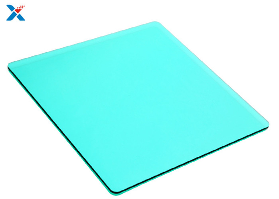 แผ่นหลังคาโพลีคาร์บอเนตสีน้ำเงิน 2 มม. แผ่นพลาสติกเรือนกระจก PC