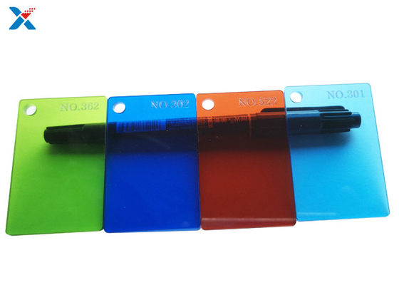 แผ่นอะคริลิคสีเขียวโปร่งแสง 2 มม. แผ่น Perspex อัด