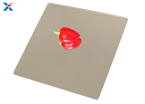 แผ่นอะครีลิคสะท้อนแสงสีเงินขนาด 12 &quot;x 24&quot; เหมาะสำหรับป้ายตกแต่ง