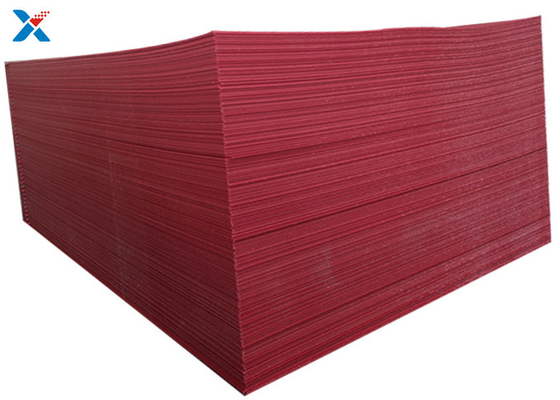 ISO FCC แผ่นอะคริลิคสีแดง Extruded ลูกแก้ว Board