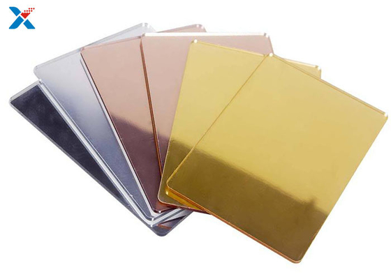 แผ่นอะครีลิคสีทอง 3 มม. แผ่นพลาสติก Perspex สำหรับตกแต่ง
