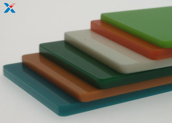 OEM 1mm ลูกแก้ว แผ่นอะครีลิคอัดรีดสีแดงที่กำหนดเอง