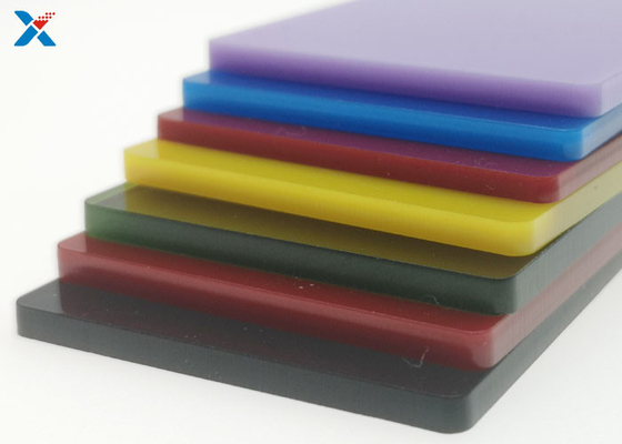 แผ่นเพล็กซิกลาสสีดำ 8x4 แผ่นอะคริลิกต้านทานเปลวไฟ