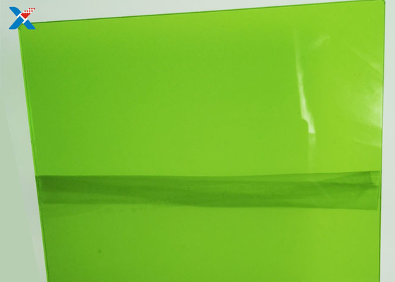 4x8 ลูกแก้ว Fluorescent Green แผ่นอะครีลิค Extruded Perspex Panels